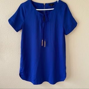 Anthropologie mine blue tunic dress size M